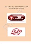 NSG6440 FINAL EXAM PREDICTOR QUESTIONS WITH ANSWERS