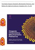 Organic Chemistry&colon; Mechanistic Patterns &ndash; 2nd Edition by Ogilvie & Ackroyd &vert; Complete Test Bank &lpar;Chapters 1&ndash;20&rpar;