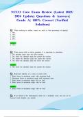 NCCCO Core Exam Review &lpar;Latest 2025&sol; 2026 Update&rpar; Questions & Answers&vert; Grade A&vert; 100&percnt; Correct &lpar;Verified Solutions&rpar;