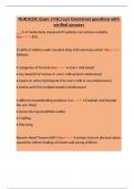 NUR1025C Exam 3 &ndash; FSCJ Lori Overstreet &vert; Full Q&A Guide on Postpartum&comma; Pediatrics & Neonatal Nursing