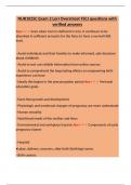 NUR1025C &ndash; Fundamentals of Nursing &lpar;Theory and Clinical&rpar; &vert; Complete Study Bundle &lpar;Lecture Notes&comma; Skills Checklists & Exam Prep&rpar;