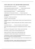 COFC GEOLOGY 105 LAB MIDTERM QUESTIONS