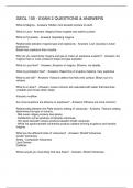 GEOL 105 - EXAM 2 QUESTIONS & ANSWERS