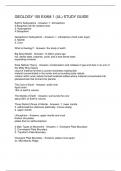 GEOLOGY 105 EXAM 1 &lpar;UL&rpar; STUDY GUIDE