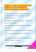 ASNT RT I EXAM 120 QUESTIONS AND  CORRECT DETAILED ANSWERS  UPDATE ALREADY A GRADE&vert;NEW&excl;