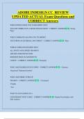 ADOBE INDESIGN CC  REVIEW  UPDATED ACTUAL Exam Questions and  CORRECT Answers 