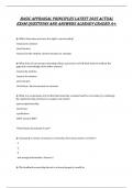 BASIC APPRAISAL PRINCIPLES LATEST 2025 ACTUAL EXAM QUESTIONS AND ANSWERS ALREADY GRADED A&plus;&period;