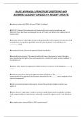 BASIC APPRAISAL PRINCIPLES QUESTIONS AND ANSWERS ALREADY GRADED A&plus; RECENT UPDATE