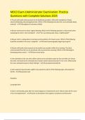 MDC3 Exam 1Administrator Examination Practice Questions with Complete Solutions 2025