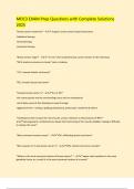 MDC3 EXAM Prep Questions with Complete Solutions 2025