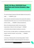 BUAD 332 Moon 2025&sol;2026 Exam  Questions and Correct Answers &vert; New  Update