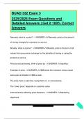 BUAD 332 EXAM PACKAGE DEAL QUESTIONS AND VERIFIED DETAILED ANSWERS &vert; 100&percnt; GUARANTEED PASS &vert; ALREADY GRADED A&plus;