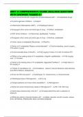 ARRT CI COMPREHENSIVE EXAMS 2025&sol;2026 QUESTIONS WITH ANSWERS TAGGED A&plus;