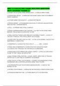 ARRT CI EVALUATION EXAMS 2025&sol;2026 QUESTIONS WITH ANSWERS TAGGED A&plus;