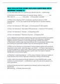 BACE EVALUATION EXAM 2025&sol;2026 QUESTIONS WITH ANSWERS TAGGED A&plus;