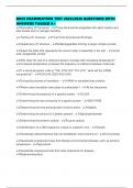 BACE EXAMINATION TEST 2025&sol;2026 QUESTIONS WITH ANSWERS TAGGED A&plus;