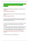 CSLB CONTRACTOR'S LAW & BUSINESS EXAM 2025&vert;ACTUAL 200 QUESTIONS AND VERIFIED ANSWERS&vert;ALREADY GRADED A&plus;