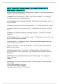 BACE PRACTICE EXAM 2025&sol;2026 QUESTIONS WITH ANSWERS TAGGED A&plus;
