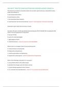 NSG 460 6 TH PRACTICE EXAM QUESTIONS AND ANSWERS ALREADY GRADED A&plus;