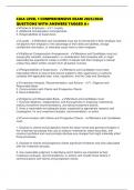 CAIA LEVEL 1 COMPREHENSIVE EXAM 2025&sol;2026 QUESTIONS WITH ANSWERS TAGGED A&plus;