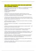 CAIA LEVEL 1 EVALUATION EXAM 2025&sol;2026 QUESTIONS WITH ANSWERS TAGGED A&plus;