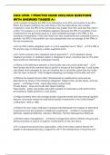 CAIA LEVEL 1 PRACTICE EXAM 2025&sol;2026 QUESTIONS WITH ANSWERS TAGGED A&plus;