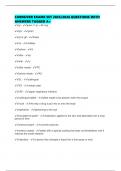 CAREGIVER EXAMS SET 2025&sol;2026 QUESTIONS WITH ANSWERS TAGGED A&plus;