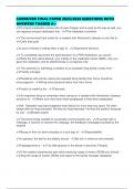 CAREGIVER FINAL PAPER 2025&sol;2026 QUESTIONS WITH ANSWERS TAGGED A&plus;