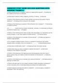 CAREGIVER STUDY GUIDE 2025&sol;2026 QUESTIONS WITH ANSWERS TAGGED A&plus;