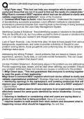  SNCOA LDR-303S IMPROVING ORGANIZATIONS-LATEST UPDATE 2025 &vert; ALREADY GRADED A&plus;