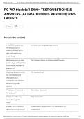 PC 707 Module 1 EXAM TEST QUESTIONS & ANSWERS &lpar;A&plus; GRADED 100&percnt; VERIFIED&rpar; 2025 LATEST&excl;&excl;