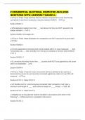 E1 RESIDENTIAL ELECTRICAL INSPECTOR 2025&sol;2026 QUESTIONS WITH ANSWERS TAGGED A&plus;