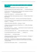 FBLA CONCEPTS 2025&sol;2026 QUESTIONS WITH ANSWERS TAGGED A&plus;