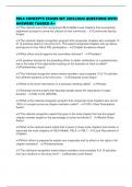 FBLA CONCEPTS EXAMS SET 2025&sol;2026 QUESTIONS WITH ANSWERS TAGGED A&plus;
