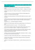 FBLA CONCEPTS TEST PAPER 2025&sol;2026 QUESTIONS WITH ANSWERS TAGGED A&plus;
