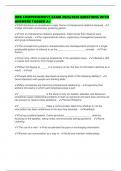 HRB COMPREHENSIVE EXAM 2025&sol;2026 QUESTIONS WITH ANSWERS TAGGED A&plus;