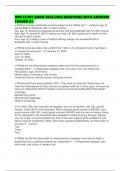HRB STUDY GUIDE 2025&sol;2026 QUESTIONS WITH ANSWERS TAGGED A&plus;