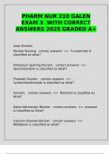 NUR 210 FINAL  BUNDLED EXAMS WITH CORRECT ANSWERS 2025 GRADED A&plus;