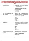 NATE Exam&colon; Core Essentials 2025 UPDATE&sol;PRACTICE QUESTIONS AND CO  RECT VERIFIED ANSWERS &lpar;complete solutions&rpar; ASSURED SUCCESS&sol;GRADE  A&plus;&excl;&excl;&excl;