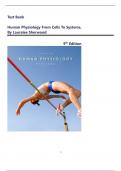  Test Bank For Human Physiology From Cells to Systems&comma; 9th Canadian Edition By Lauralee Sherwood &vert;&vert; Latest Edition