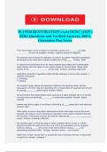   WATER RESTORATION exam IICRC &lpar;2025 &sol;  2026&rpar; Questions and Verified Answers&comma; 100&percnt;  Guarantee Pass Score 
