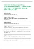 GCU BIO-182 EXAM I &vert; ACTUAL COMPLETE QUESTIONS AND ANSWERS &vert; OFTENLY TESTED &vert; NEW &vert; BRAND NEW UPDATE &vert; 2025