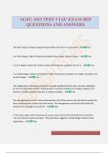 AGEC 3413 TEST 3 LSU EXAM 2025 QUESTIONS AND ANSWERS