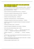 ISSA NUTRITION EXAMS SCRIPT 2025&sol;2026 QUESTIONS WITH ANSWERS TAGGED A&plus;