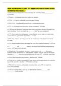 ISSA NUTRITION EXAMS SET 2025&sol;2026 QUESTIONS WITH ANSWERS TAGGED A&plus;