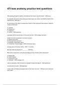 ATI teas anatomy practice test questions NEWEST 2025&sol;2026 ACTUAL COMPLETE QUESTIONS AND CORRECT DETAILED ANSWERS &lpar;VERIFIED ANSWERS&rpar;
