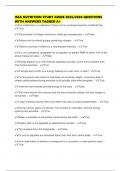 ISSA NUTRITION STUDY GUIDE 2025&sol;2026 QUESTIONS WITH ANSWERS TAGGED A&plus;