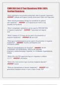 CMN 568 Unit 5 Test Questions With 100&percnt;  Verified Solutions 