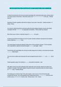 WATER RESTORATION CERTIFICATE EXAM QUESTIONS AND ANSWERS&period;