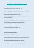 WRT IICRC Exam Questions And Verified Solutions&period;